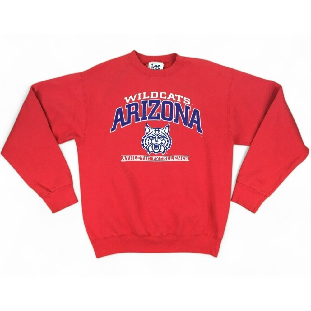 Lee Sport Arizona Wildcats Sweatshirt Unisex XL Red Vintage UofA Football 90s
